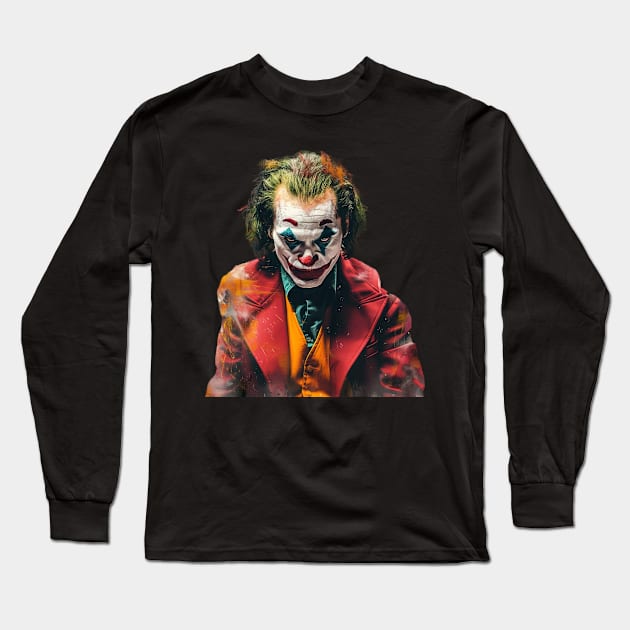 Joker Face Long Sleeve T-Shirt by B&C Fashion